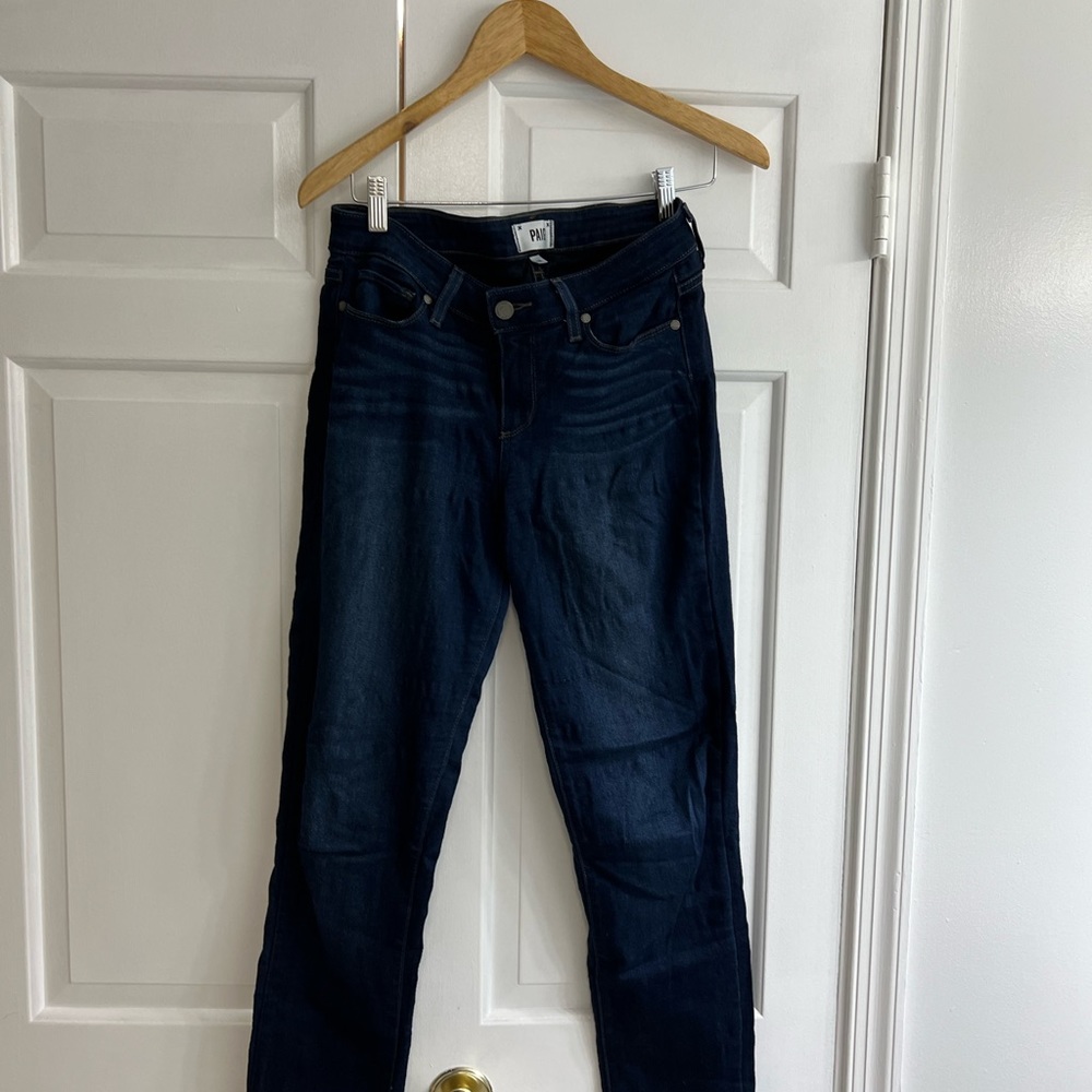 Dark wash Paige jeans